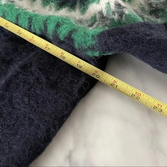 J. Crew Black and Green Crewneck Sweater - Picture 7 of 8